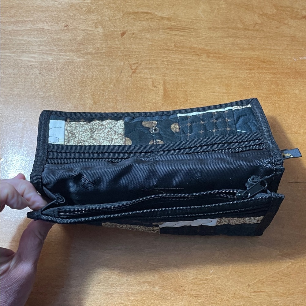 Donna Sharp Quilted Patchwork Bifold Wallet - Bro… - image 7